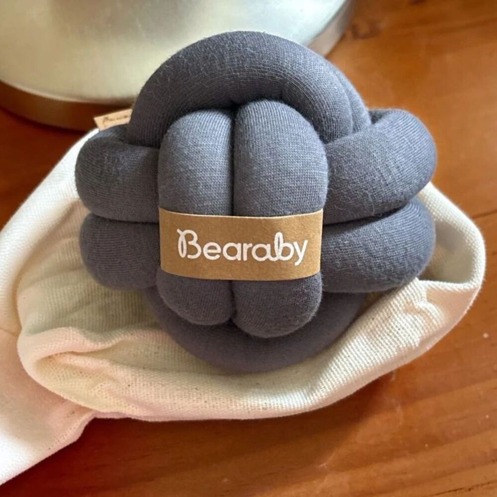 Bearaby Small Hugget Knot Pillow Asteroid Grey KPAG04-G Stress Relief Cushion